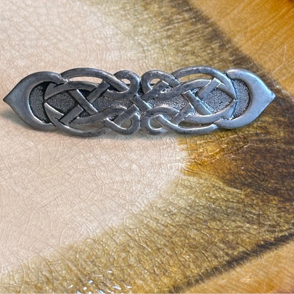 Vintage Celtic Trust Knot Hair Clip! main image 5